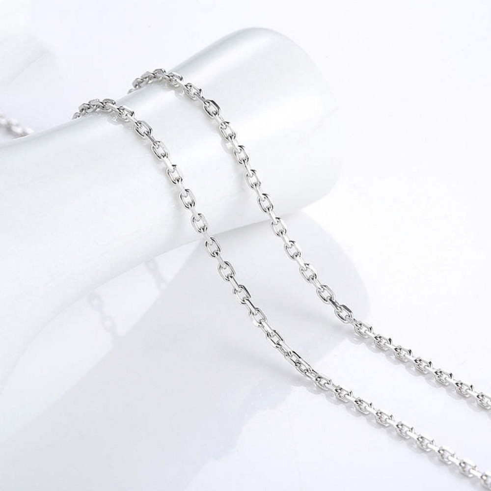 NEW Sterling Silver basic chain 18" anchor link design